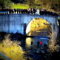 Ο Αγιασμός των υδάτων στη τοξωτή γέφυρα Μεγάρχης Άρτας