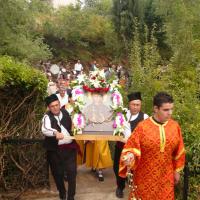 Περιφορά της εικόνας της Αγίας Παρασκευής 25.07.2008. Φωτογραφία Αλέξανδρος Θ. Χουβαρδάς